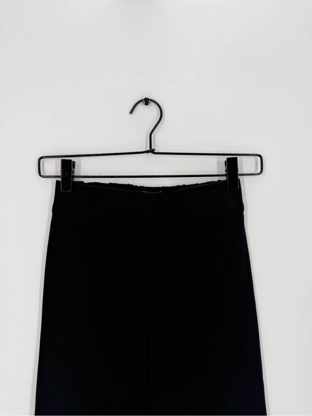 Cos Slim Fit Zip Hem High Waisted Black Trousers